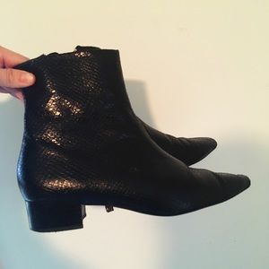 Black Heeled Booties